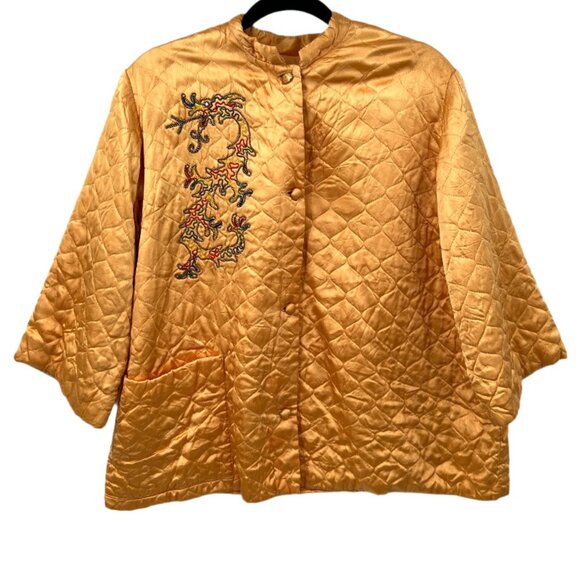 Vintage Beatriz Pines Oriental Quilted Jacket - Picture 1 of 6